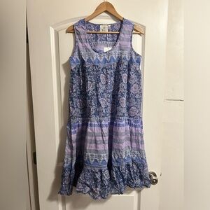 NWT Blue Boheme Candice dress one‎ size designed in France